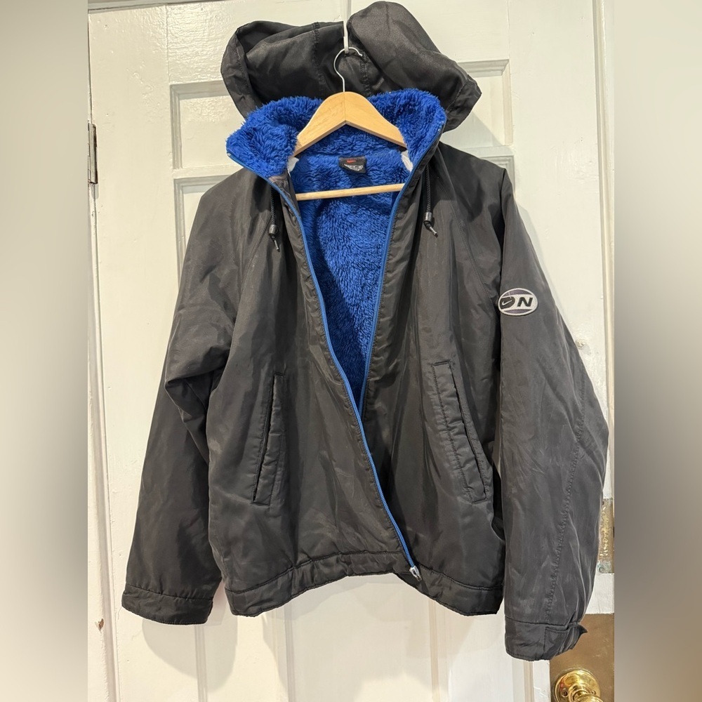 Black Jacket with Blue Lining